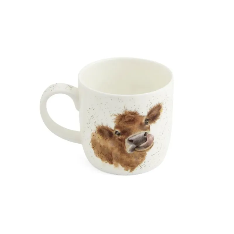 Wrendale 'Mooo' Cow Mug-1